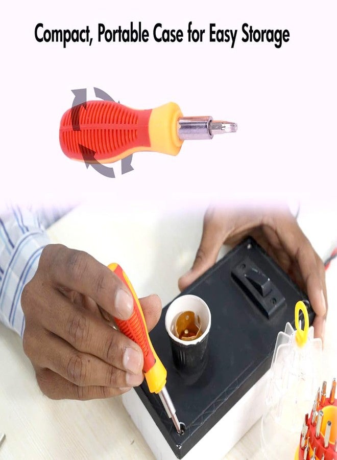 Cubent 31 in 1 Precision Screwdriver Set with Magnetic Handle | Multi-Bit Tool Kit for Home, Electronics & DIY Repairs | Compact Portable Case | Ideal for Mobile, Laptop, Furniture & Appliance Fixing - Image 2